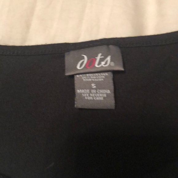 Dots Cold Shoulder Sequined Top - Picture 2 of 5